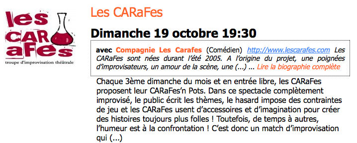 Les CARaFes
