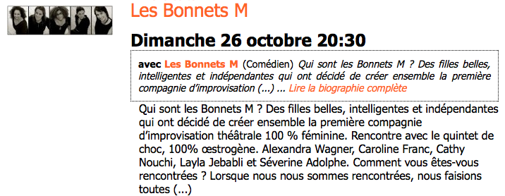 Les Bonnets M