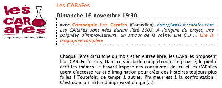 Les CARaFes