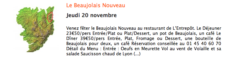 Le Beaujolais Nouveau
