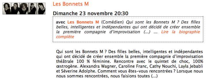 Les Bonnets M