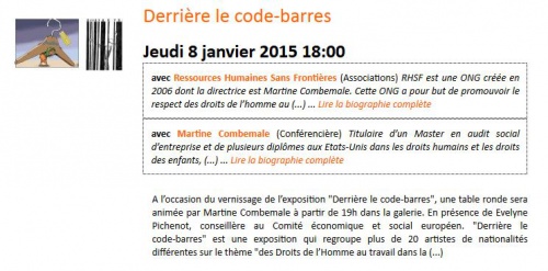 Conférence: Derrière le code-barres