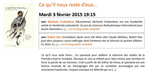 Ce qu’il nous reste d’eux...