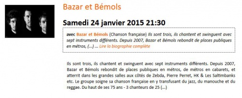 Bazar et Bémols