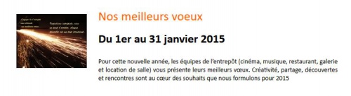 Nos meilleurs voeux