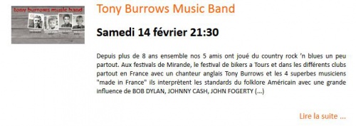 Musique: Tony Burrows Music Band