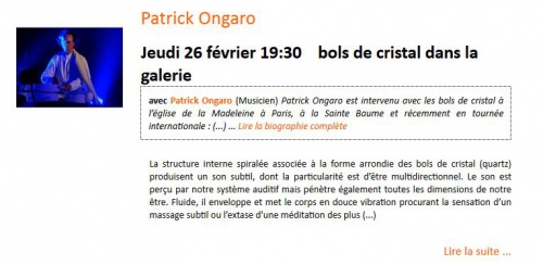 Musique: Patrick Ongaro