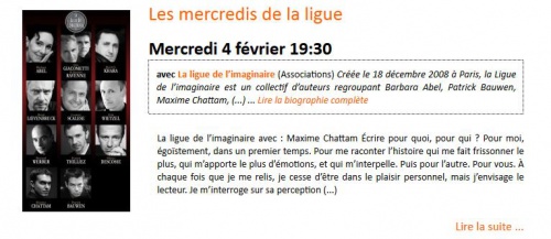 Les mercredis de la ligue