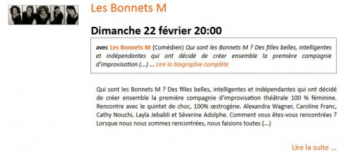Les Bonnets M