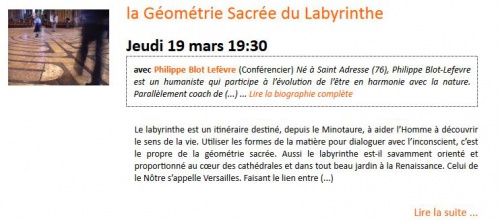 La Géométrie Sacrée du Labyrinthe