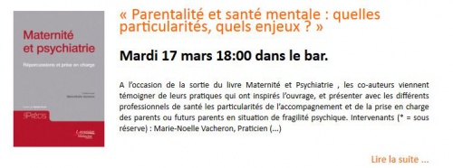 « Parentalité et santé mentale : quelles particularités, quels enjeux ? »