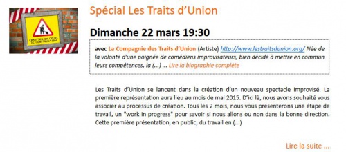 Spécial Les Traits d’Union