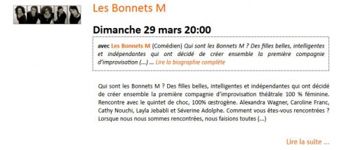 Les Bonnets M