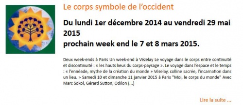 Le corps symbole de l’occident