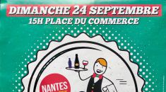 Course de garçon de café place du commerce à Nantes - Café du Commerce - Nantes