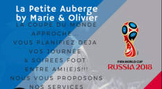 A la Petite Auberge aussi on va vibrer Foot pendant le mondial 2018 - La Petite Auberge