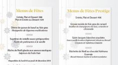 Menu des Fêtes - Le Cocon