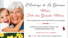 Fête des Grands-Mères - L'Auberge de la Garenne