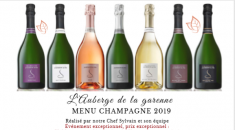 Menu Champagne 2019 - L'Auberge de la Garenne