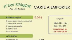 CARTE À EMPORTER - New Saigon
