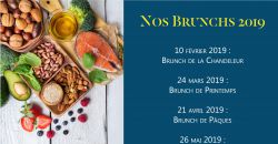 NOS BRUNCHS 2019 - Le Cocon