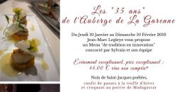Les 35 ans de l'Auberge de la Garenne - L'Auberge de la Garenne