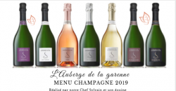 Menu Champagne 2019 - L'Auberge de la Garenne