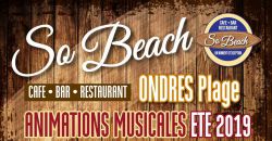 Animations musicales été 2019 - So Beach