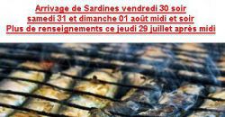 SARDINES - Le Pavillon Bleu