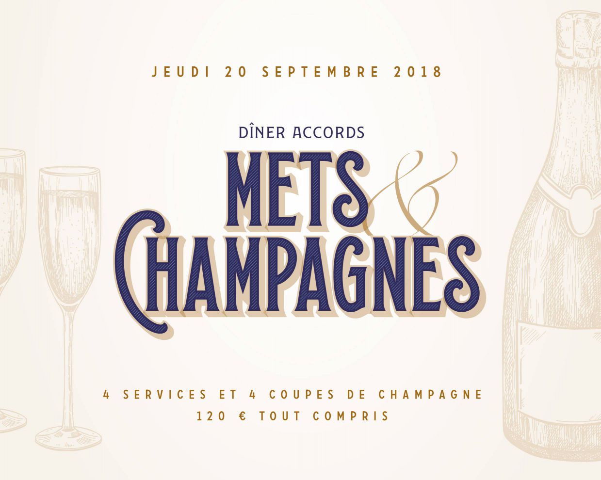 Dîner accord mets & champagnes