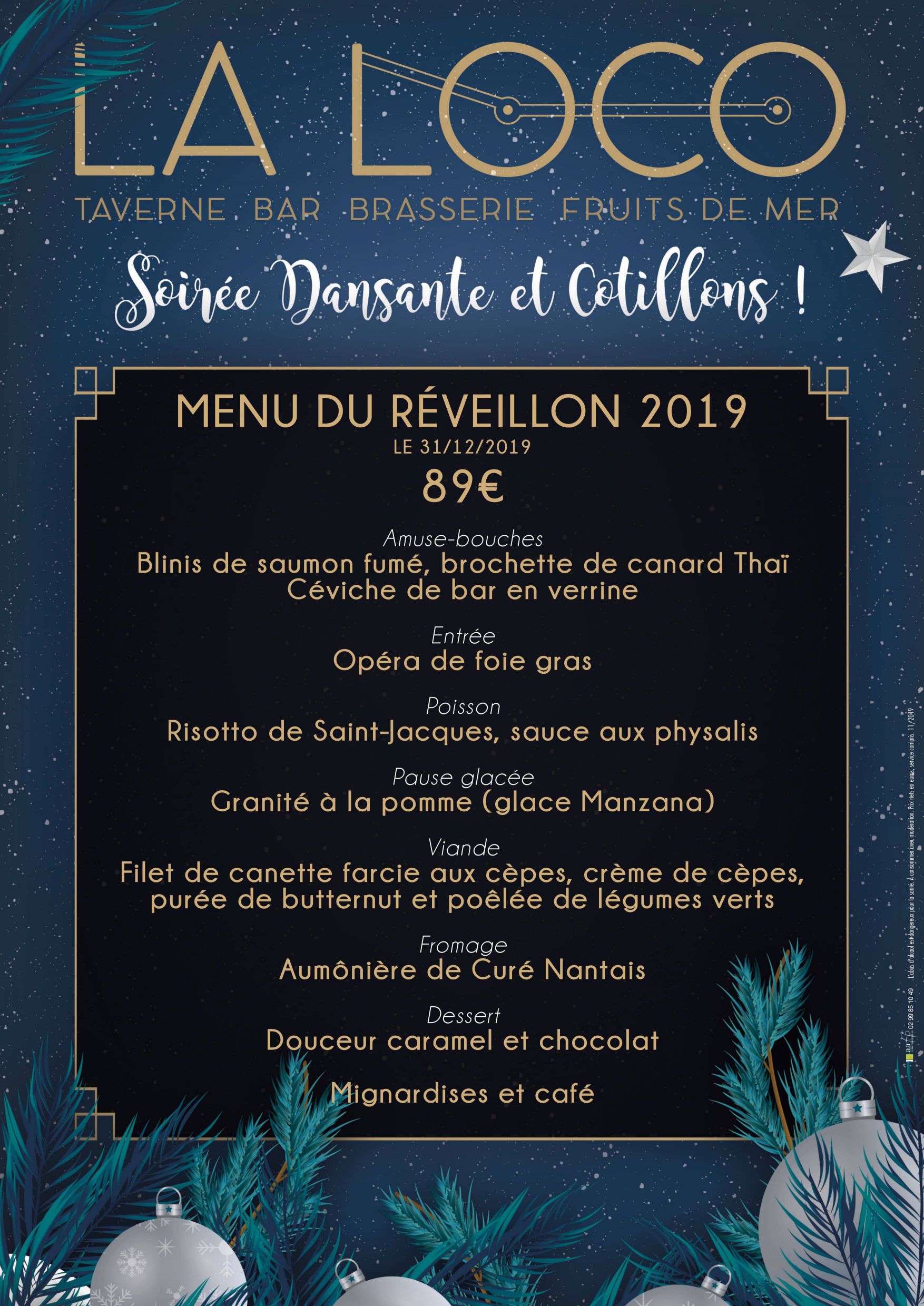 Soirée dansante et cotillons !