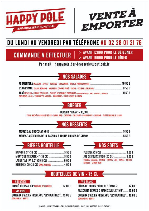 Vente à emporter