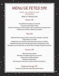 Menu de fêtes