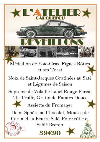 Menu des Réveillons
