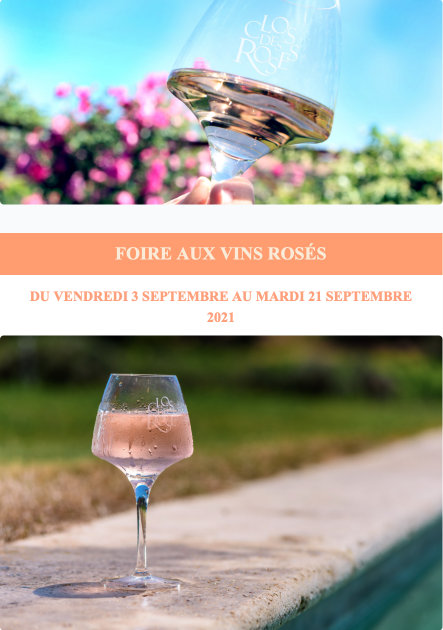 Foire aux vins Rosés