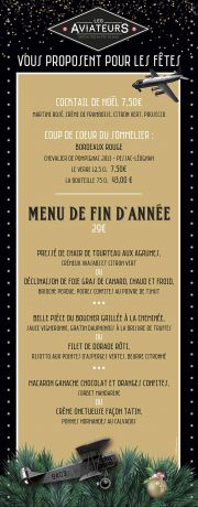 Menu de fin d'année !