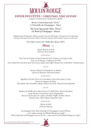 DINER DES FÊTES / CHRISTMAS TIME DINNER