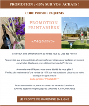 PROMOTION PRINTANIÈRE
