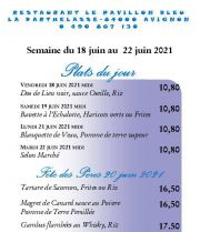 PLATS DU JOUR / SUGGESTION