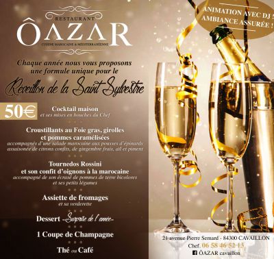 menu saint sylvestre