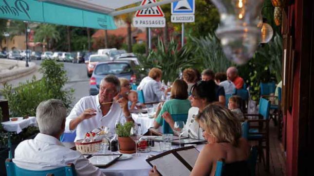 Palm restaurant à Villefranche-sur-Mer