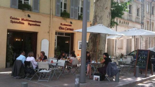 Au jardin des Carmes à Avignon