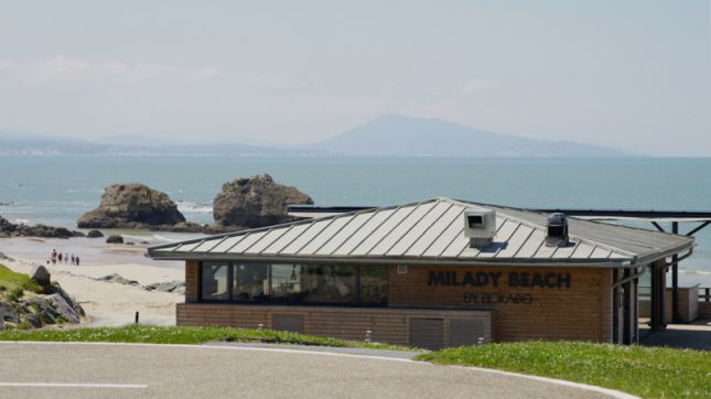 Milady beach à Biarritz