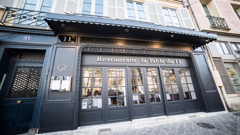 La Table du 11 à Versailles
