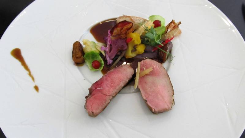 la table de Patrick Raingeard à Èze